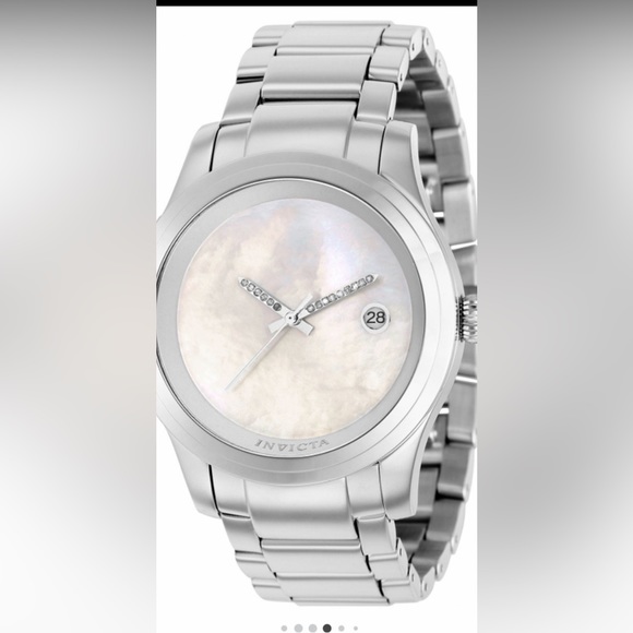 SILVER-Invicta Pro Diver 43mm Ltd Ed Automatic
Diamond Accent MOP Watch - Picture 5 of 12